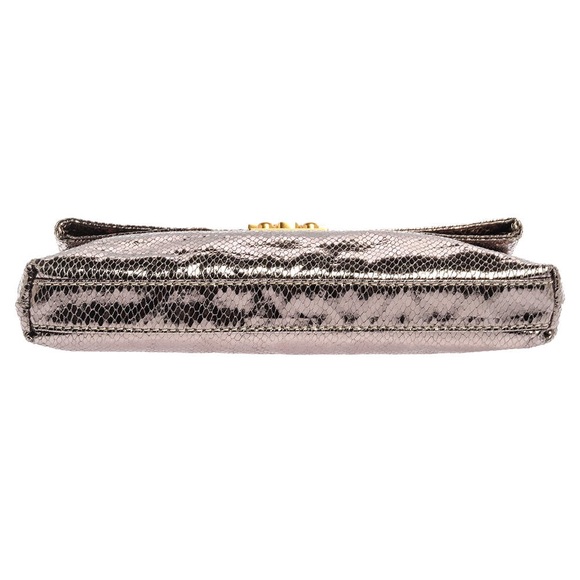 Marc by Marc Jacobs Python Foldover Clutch - Picture 3 of 12